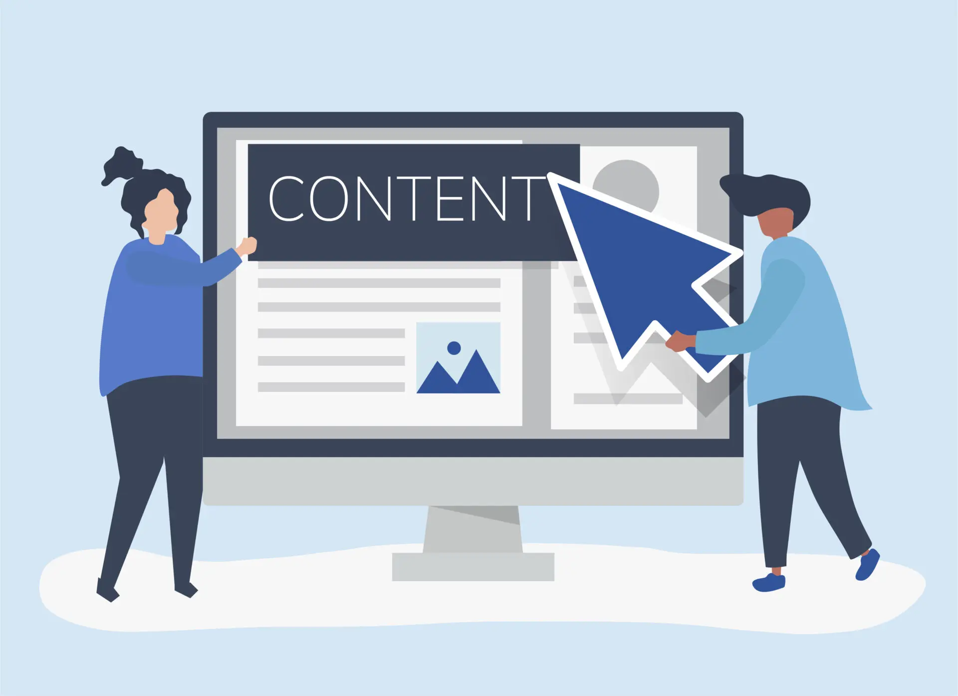 People With Digital Content Creation Concept