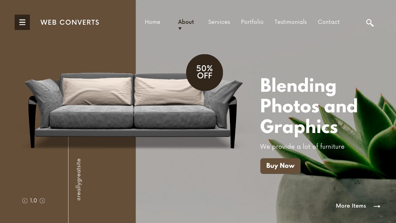 Artistic photo overlays enliven websites with creative flair