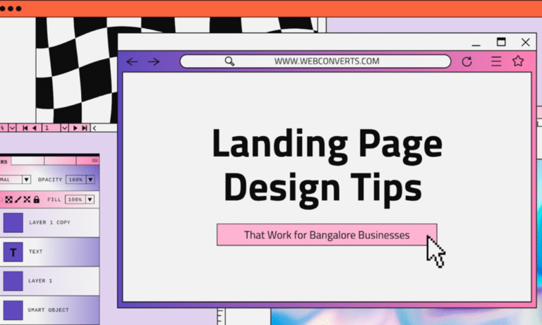Landing Page Design Social Media Marketing in Bangalore
